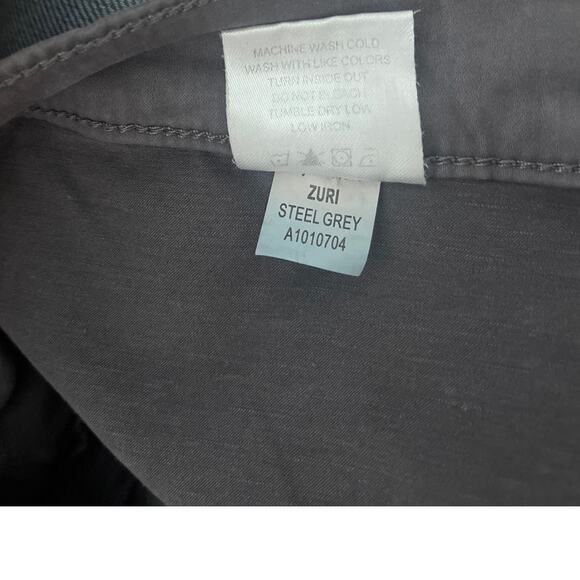 LILA RYAN Women's ZURI Tapered Mid-Rise Trousers Chinos in Steel Grey Size 0 NEW - Picture 10 of 13